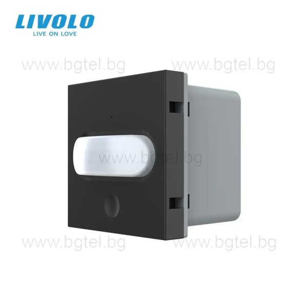 Механизъм PIR сензор за движение LIVOLO C7-01RG-12 - ЧЕРЕН / FCU-2BP