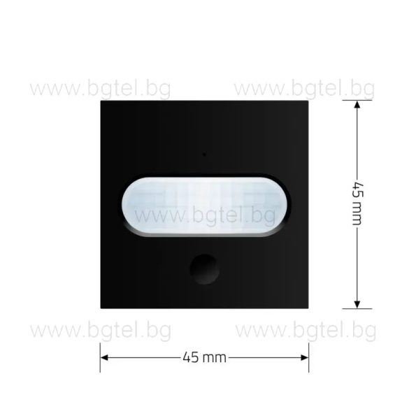 Механизъм PIR сензор за движение - ЧЕРЕН - LIVOLO C7-01RG-12/FCU-2BP