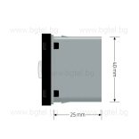 Механизъм PIR сензор за движение - ЧЕРЕН - LIVOLO C7-01RG-12/FCU-2BP