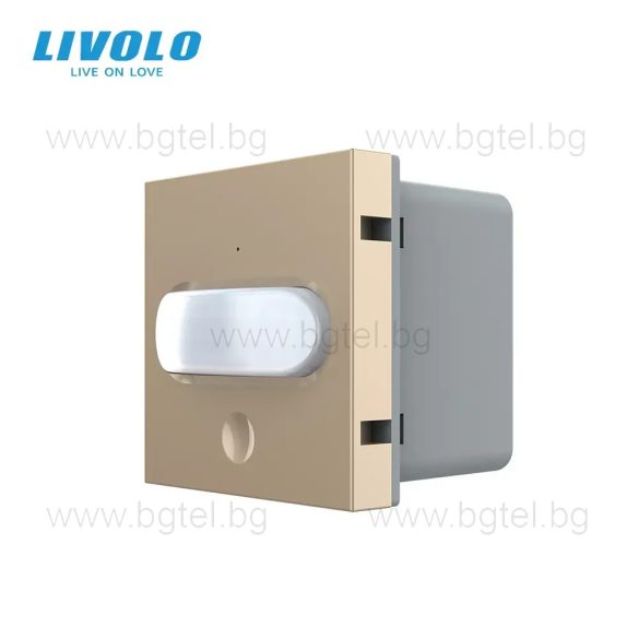 Механизъм PIR сензор за движение LIVOLO C7-01RG-13 - ЗЛАТЕН / FCU-2AP