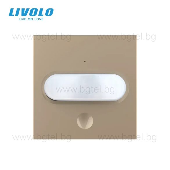 Механизъм PIR сензор за движение - ЗЛАТИСТ - LIVOLO C7-01RG-13/FCU-2AP