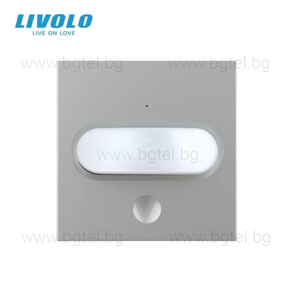 Механизъм PIR сензор за движение - СИВ - LIVOLO C7-01RG-15/FCU-2IP