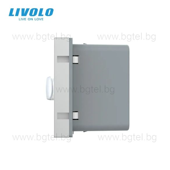 Механизъм PIR сензор за движение - СИВ - LIVOLO C7-01RG-15/FCU-2IP