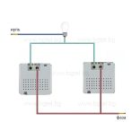 Механизъм PIR сензор за движение - СИВ - LIVOLO C7-01RG-15/FCU-2IP