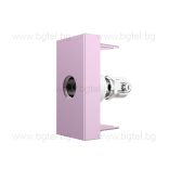 Механизъм единична TV розетка 1/2 - РОЗОВ - LIVOLO C7-1V-17