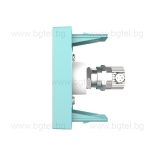 Механизъм единична TV розетка 1/2 - ЗЕЛЕН - LIVOLO C7-1V-18