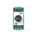 Механизъм единична TV розетка 1/2 - ЗЕЛЕН - LIVOLO C7-1V-18