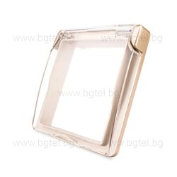   ВЛАГОЗАЩИТЕН КАПАК ЗА КОНТАКТ LIVOLO - ЗЛАТИСТ  - LIVOLO C7-1WF-13