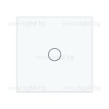 LIVOLO КРИСТАЛЕН ПАНЕЛ ЗА ЕДИНИЧЕН СЕНЗОРЕН МЕХАНИЗЪМ - БЯЛ C7-C1-11