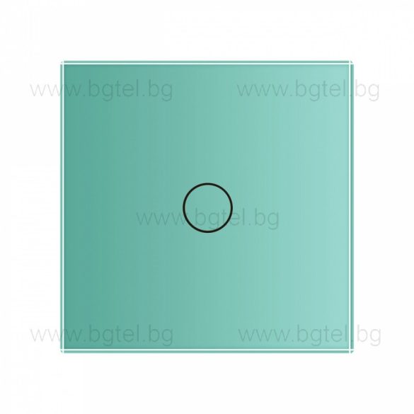 LIVOLO КРИСТАЛЕН ПАНЕЛ ЗА ЕДИНИЧЕН СЕНЗОРЕН МЕХАНИЗЪМ - ЗЕЛЕН - C7-C1-18