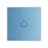 LIVOLO КРИСТАЛЕН ПАНЕЛ ЗА ЕДИНИЧЕН СЕНЗОРЕН МЕХАНИЗЪМ - СИН - C7-C1-19