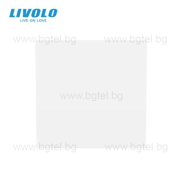 МЕХАНИЗЪМ ЗА ЕДИНИЧЕН БУТОН LIVOLO - БЯЛ - C7-K1H-11