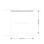 МЕХАНИЗЪМ ЗА ЕДИНИЧЕН БУТОН LIVOLO - БЯЛ - C7-K1H-11