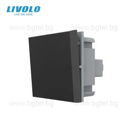   МЕХАНИЗЪМ ЗА ЕДИНИЧЕН БУТОН LIVOLO - ЧЕРЕН - C7-K1H-12