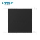 МЕХАНИЗЪМ ЗА ЕДИНИЧЕН БУТОН LIVOLO - ЧЕРЕН - C7-K1H-12