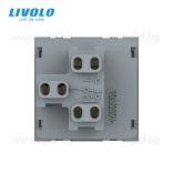 МЕХАНИЗЪМ ЗА ЕДИНИЧЕН КЛЮЧ LIVOLO - БЯЛ - C7-K1S-11