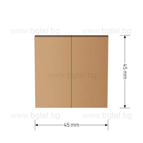 МЕХАНИЗЪМ ЗА  МЕХАНИЧЕН СЕРИЕН / ДЕВИАТОРЕН КЛЮЧ - LIVOLO - ЗЛАТИСТ - C7-K2S-13