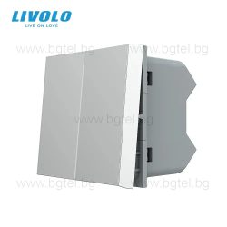   МЕХАНИЗЪМ ЗА  МЕХАНИЧЕН СЕРИЕН / ДЕВИАТОРЕН КЛЮЧ - LIVOLO - СИВ - C7-K2S-15