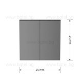 МЕХАНИЗЪМ ЗА  МЕХАНИЧЕН СЕРИЕН / ДЕВИАТОРЕН КЛЮЧ - LIVOLO - СИВ - C7-K2S-15