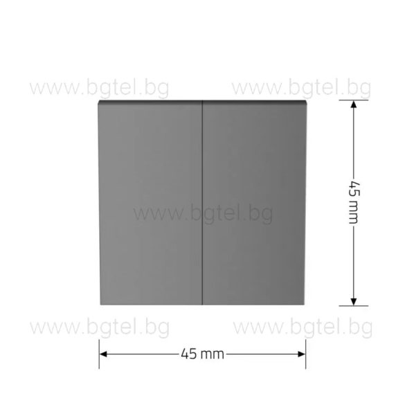МЕХАНИЗЪМ ЗА  МЕХАНИЧЕН СЕРИЕН / ДЕВИАТОРЕН КЛЮЧ - LIVOLO - СИВ - C7-K2S-15