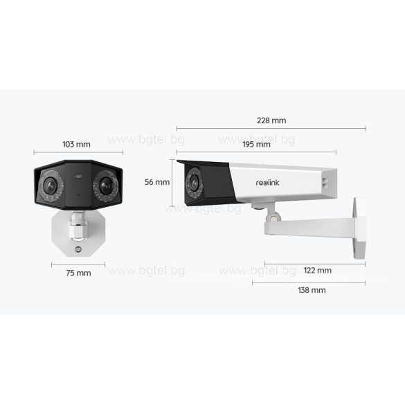 Reolink Duo P730 / Duo 2 POE - 4K (8MP) Панорамна IP PoE камера