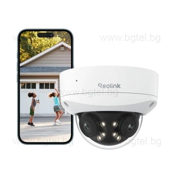 Duo 3V PoE / P757 - 8K (16MP) Панорамна IP PoE камера с вградено хибридно IR и бяло LED осветление