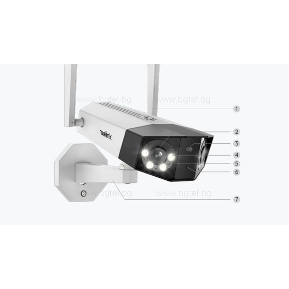 Reolink Duo WIFI - 4MP Безжична (WiFi) панорамна камера