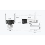 Reolink Duo WIFI - 4MP Безжична (WiFi) панорамна камера