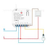 БЕЗЖИЧЕН 2.4G WIFI + 433MHz RF SMART TRIAC ДИМЕР EBELONG ERC2203-W
