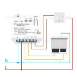 БЕЗЖИЧЕН 2.4G WIFI SMART КОНТРОЛЕР ЗА ЩОРИ EBELONG ERC2206-W