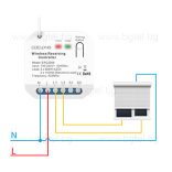 БЕЗЖИЧЕН 2.4G WIFI SMART КОНТРОЛЕР ЗА ЩОРИ EBELONG ERC2206-W