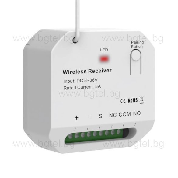 БЕЗЖИЧЕН 2.4G WIFI + 433MHz RF SMART КОНТРОЛЕР (ИМПУЛСНО РЕЛЕ) - EBELONG ERC2209-W