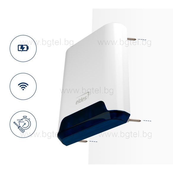 БЕЗЖИЧНА СИРЕНА ЗА ВЪНШЕН МОНТАЖ ELDES EWS4