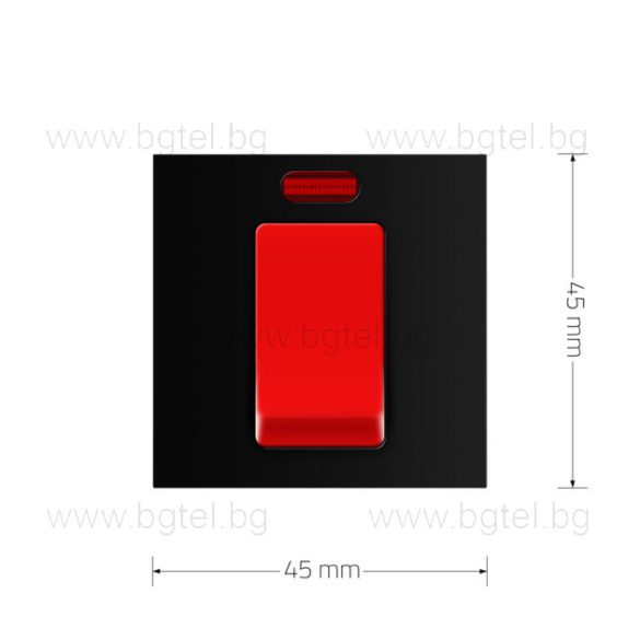 МЕХАНИЗЪМ - МЕХАНИЧЕН КЛЮЧ ЗА БОЙЛЕР 20А - ЧЕРЕН - FCMKV20A-2BP