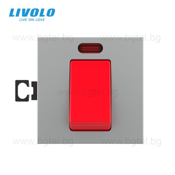 МЕХАНИЗЪМ - МЕХАНИЧЕН КЛЮЧ ЗА БОЙЛЕР 20А - СИВ - FCMKV20A-2IP