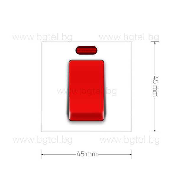 МЕХАНИЗЪМ - МЕХАНИЧЕН КЛЮЧ ЗА БОЙЛЕР 20А - БЯЛ - FCMKV20A-2WP