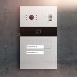 ВЪНШЕН ПАНЕЛ ЗА 2 АБОНАТА С КОНТРОЛ НА ДОСТЪП - SLINEX MA-02CRHD