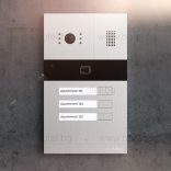 ВЪНШЕН ПАНЕЛ ЗА 3 АБОНАТА С КОНТРОЛ НА ДОСТЪП - SLINEX MA-03CRHD