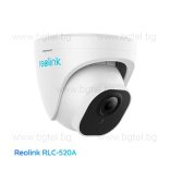 P324 / RLC-520A - 5MP куполна външна IP камера с детекция на хора/автомобили