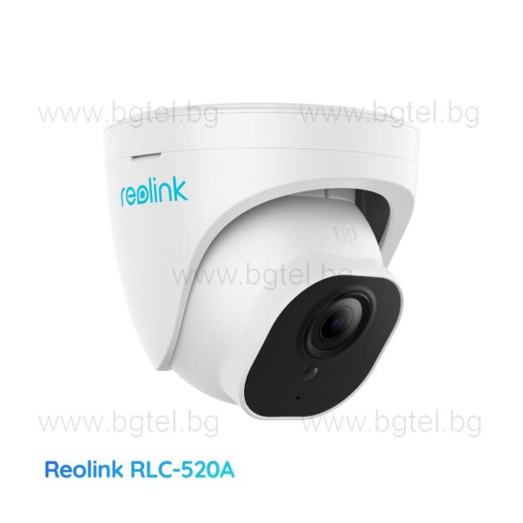 P324 / RLC-520A - 5MP куполна външна IP камера с детекция на хора/автомобили
