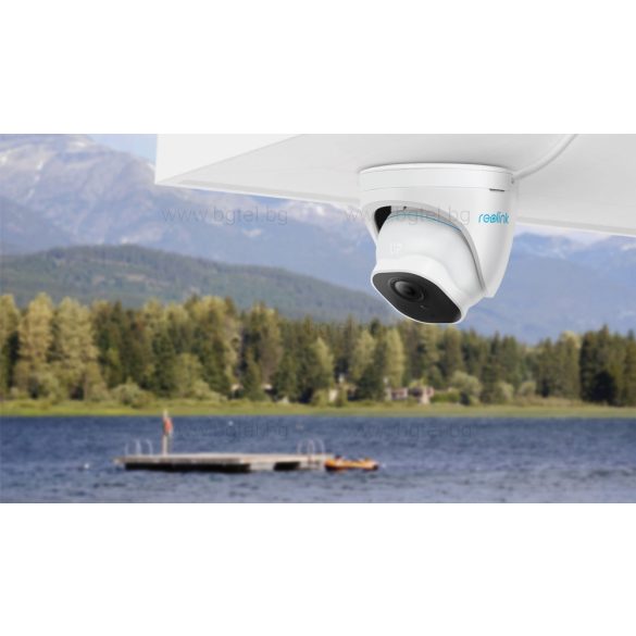 P324 / RLC-520A - 5MP куполна външна IP камера с детекция на хора/автомобили