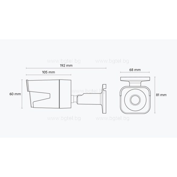 P330 / RLC-810A - 8MP (4K) външна IP камера с детекция на хора/автомобили