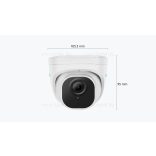 P334 / RLC-820A - 8MP (4K) куполна външна IP камера с детекция на хора/автомобили