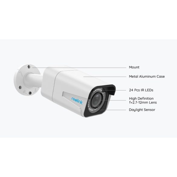 P430 / RLC-811A - 8MP IP КАМЕРА С 5Х ОПТИЧЕН ZOOM И ДЕТЕКЦИЯ НА ХОРА/АВТОМОБИЛИ