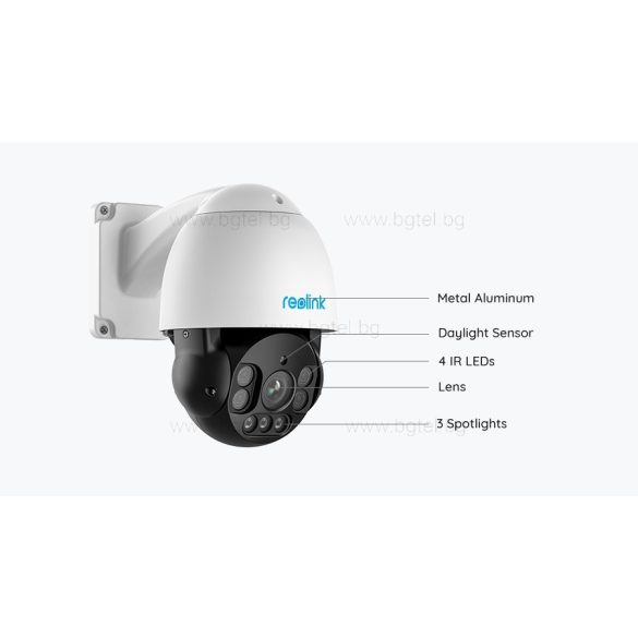 P840/RLC-823S1 - 4K (8MP) въртяща се (PTZ) IP камера с 5Х ZOOM