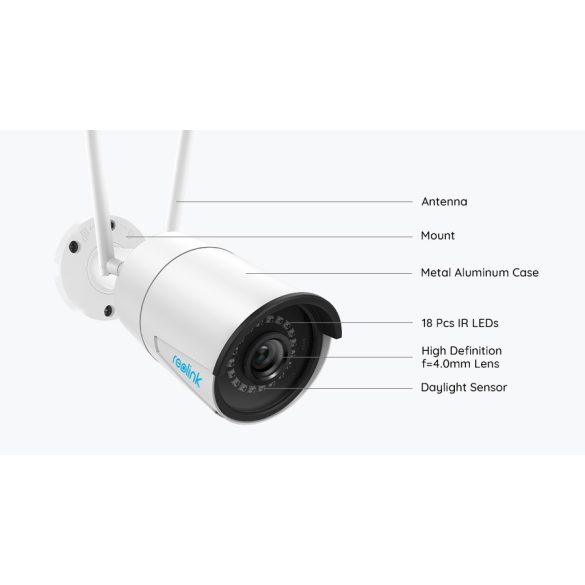 4MP ДВУБАНДОВА (2.4/5GHZ) БЕЗЖИЧНА IP КАМЕРА ЗА ВИДЕОНАБЛЮДЕНИЕ REOLINK RLC-410W