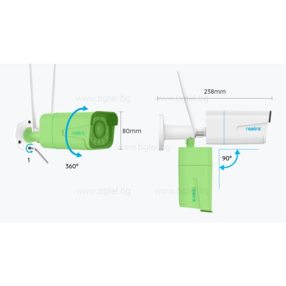 RLC-511WA - 5MP двубандова (2.4/5GHz) Безжична IP камера с 5Х оптичен зуум