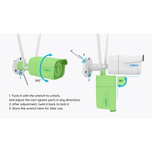 RLC-511W - 5MP ДВУБАНДОВА (2.4/5GHZ) БЕЗЖИЧНА IP КАМЕРА ЗА ВИДЕОНАБЛЮДЕНИЕ С 4Х ОПТИЧЕН ZOOM