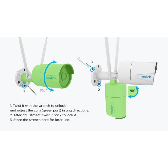 Reolink RLC-810WA (W330) 8MP 4K WiFi 6 Камера