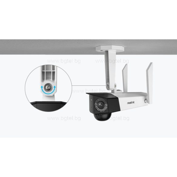 Reolink Duo 2 - 2K+ (6MP) Безжична панорамна камера с батерия